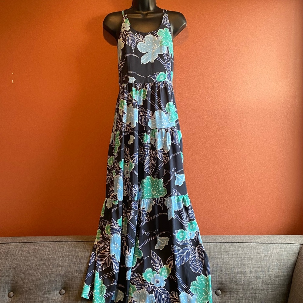Ann Taylor LOFT Floral Maxi Dress (Size 4P)
